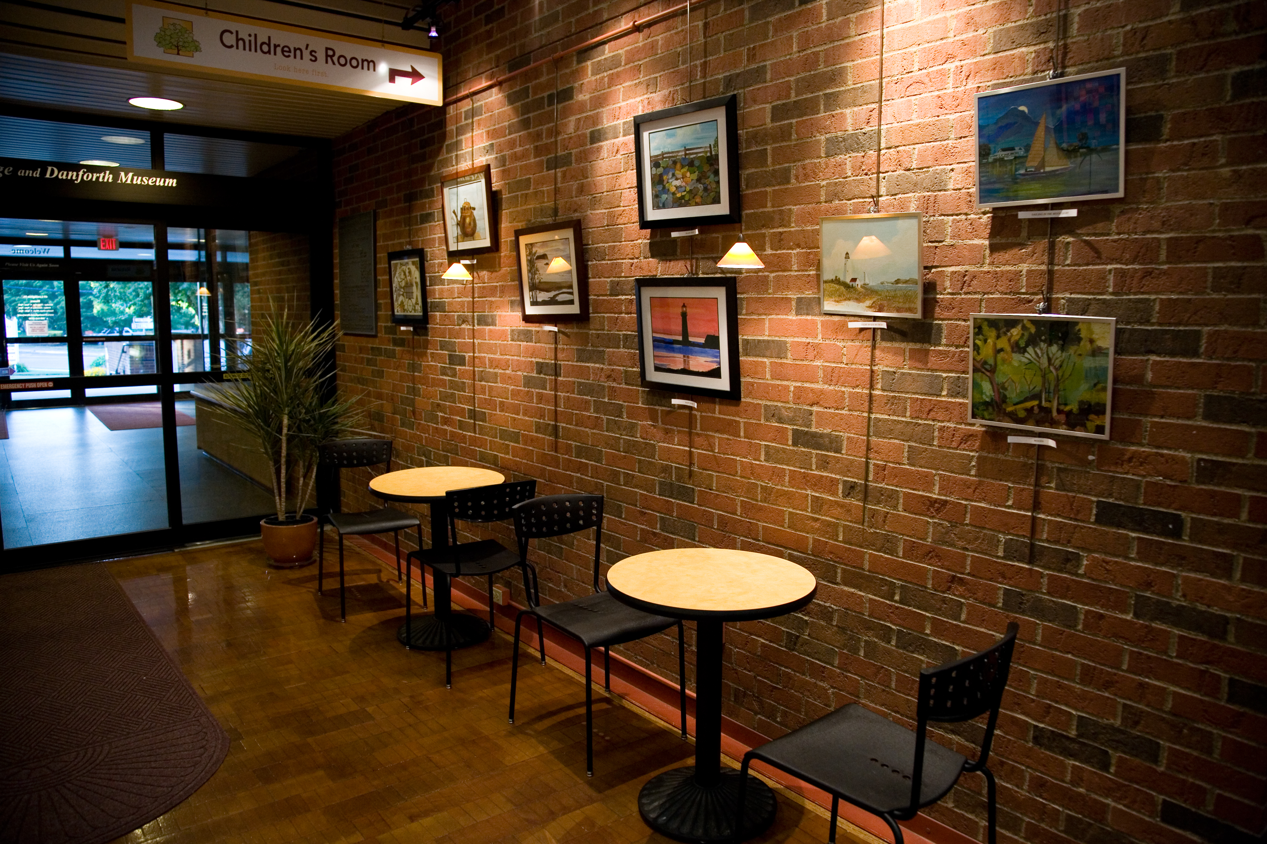 photo of main library lobby